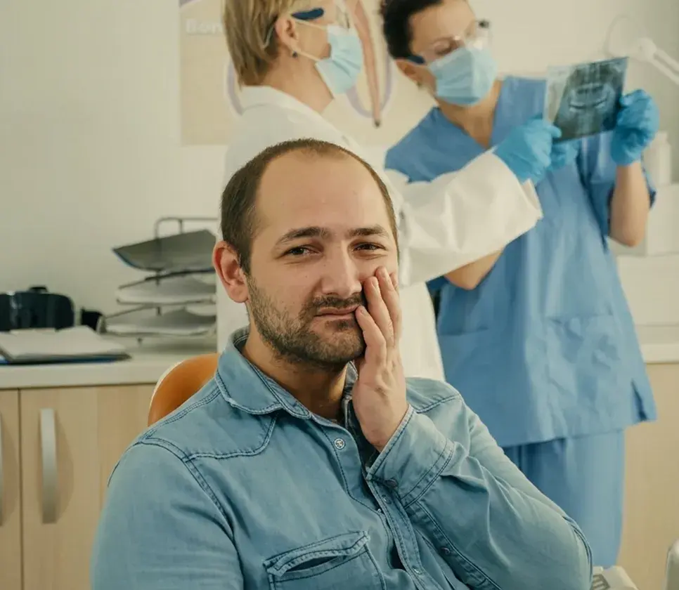 A nervous patient's journey — before and after, shared with patient consent